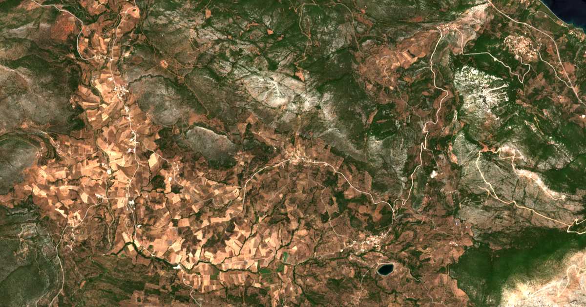 Carte satellite de Agía Eléni