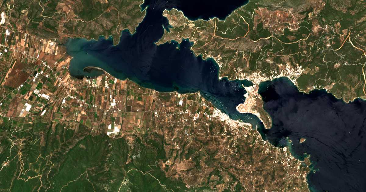 Carte satellite de Agía Sotíra