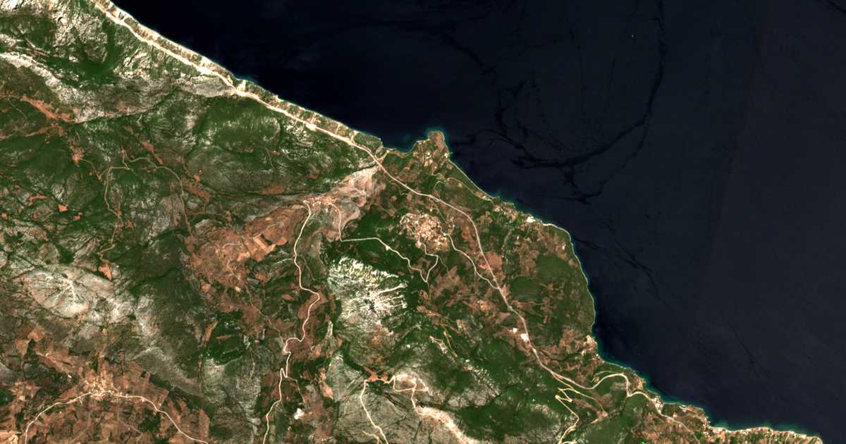 Carte satellite de Dryópi