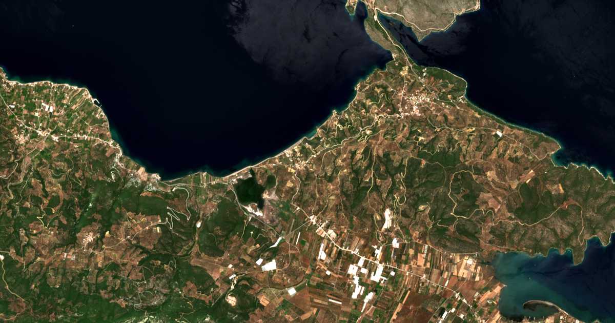 Carte satellite de Metamórfosis