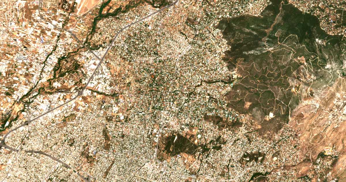 Carte satellite de Kephissia