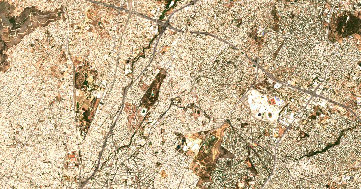 Carte satellite de Néa Ionía