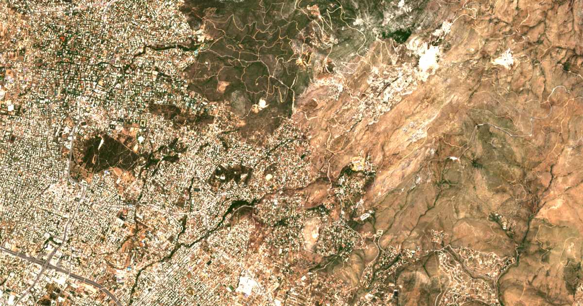 Carte satellite de Néa Pendéli
