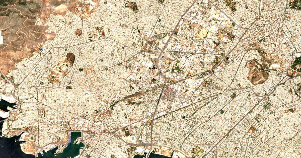 Carte satellite de Ágios Ioánnis
