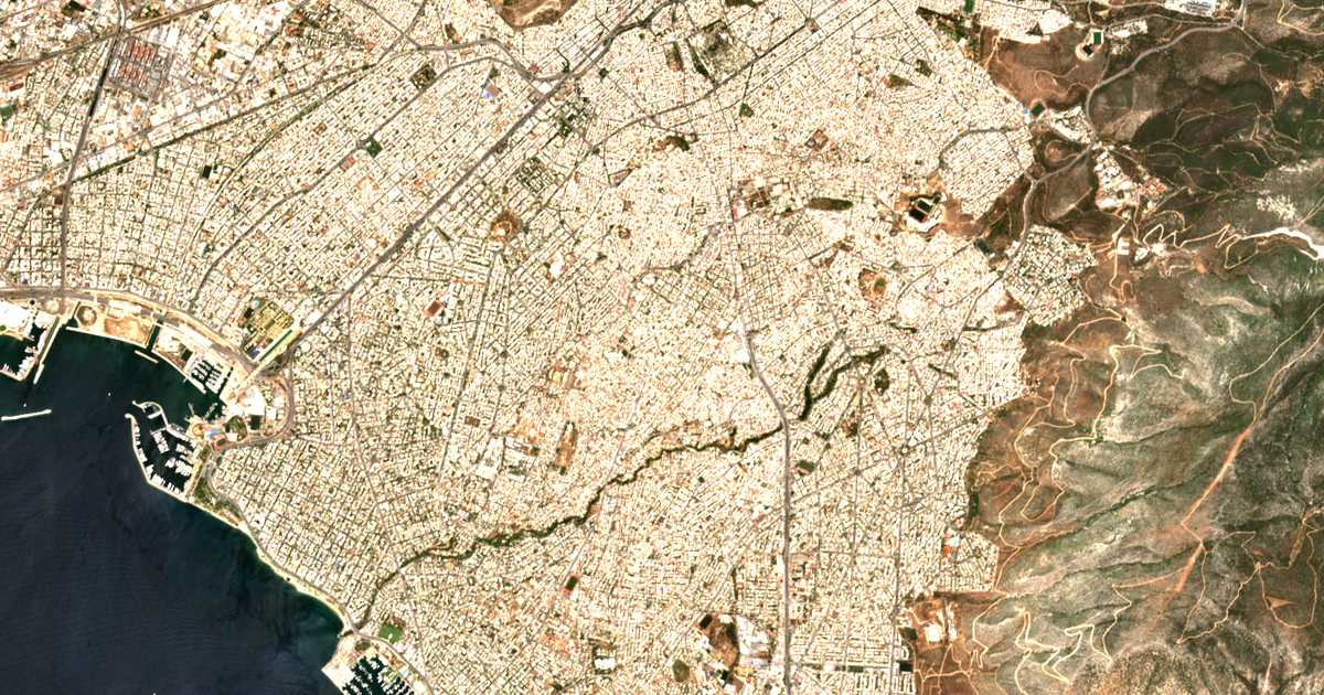 Carte satellite de Ágios Dimítrios