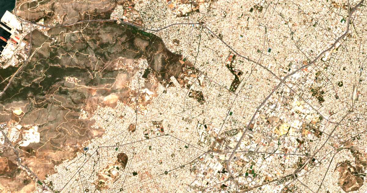 Carte satellite de Agía Varvára