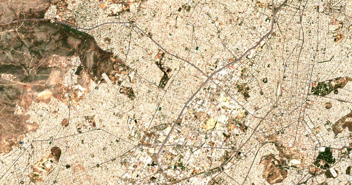 Carte satellite de Aigáleo
