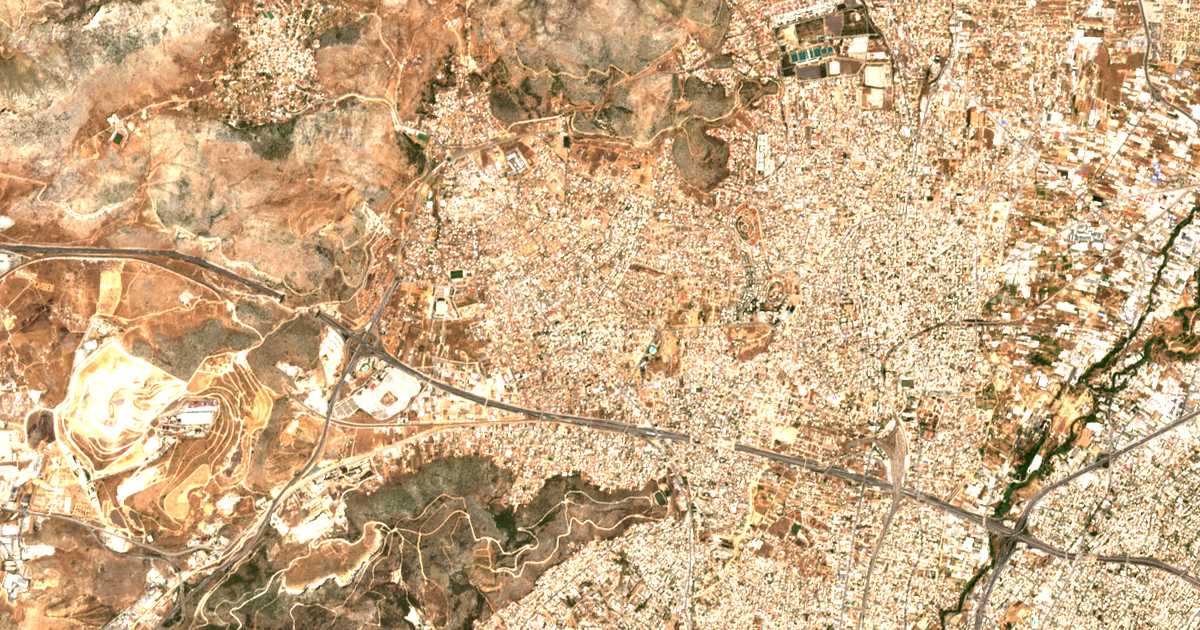 Carte satellite de Áno Liósia