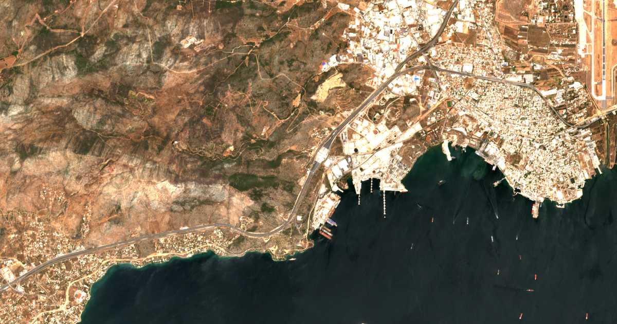 Carte satellite de Diódia