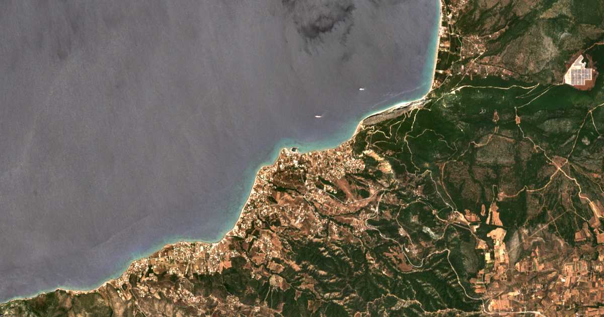 Carte satellite de Káto Alepochórion