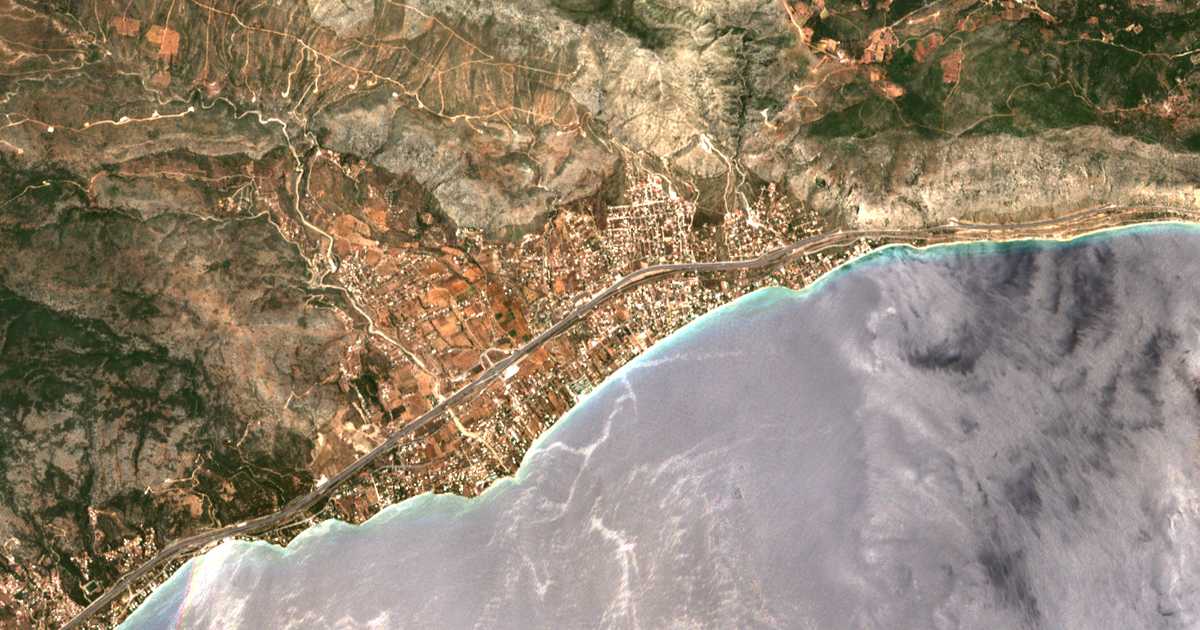 Carte satellite de Kinéta