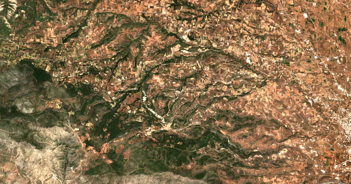 Carte satellite de Moní Agíou Ierothéou