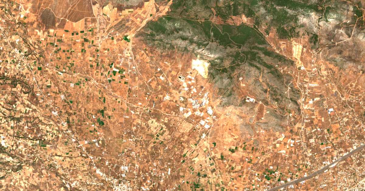 Carte satellite de Moní Panachrántou