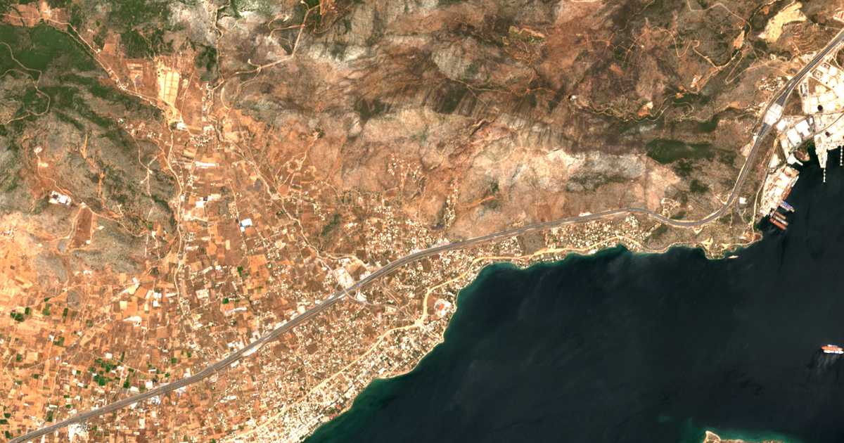 Carte satellite de Vlycháda