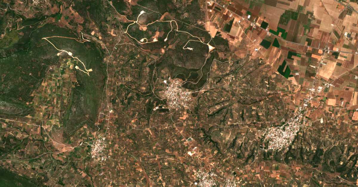 Carte satellite de Mavrommátion