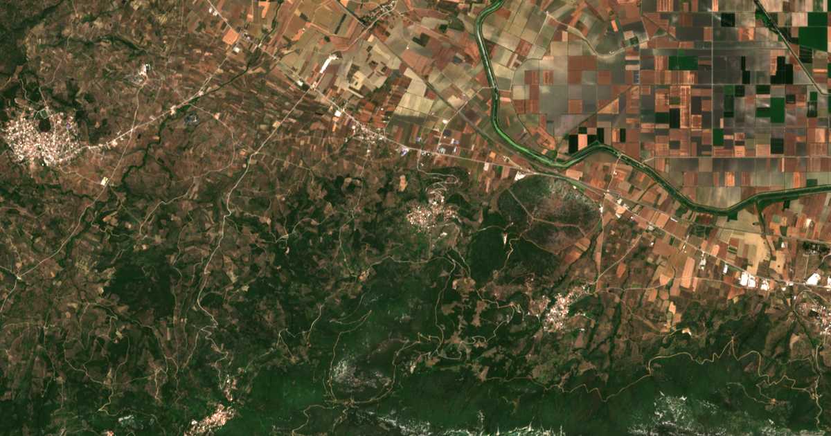 Carte satellite de Solinárion