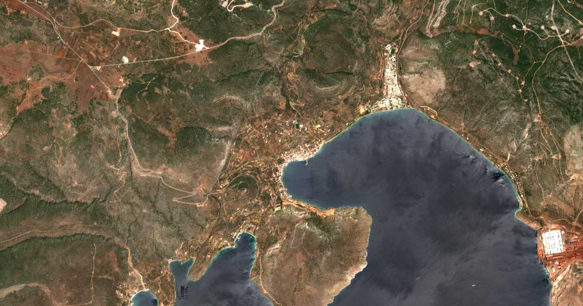 Carte satellite de Antíkyra