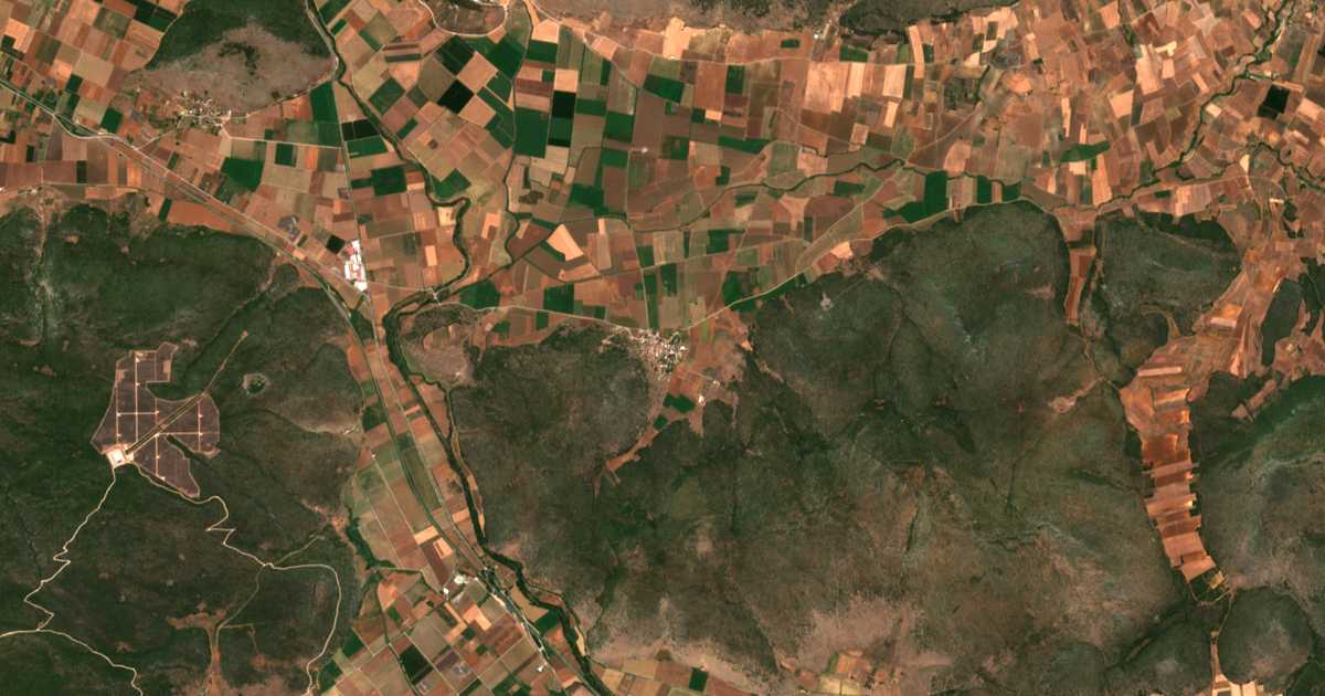 Carte satellite de Anthochórion
