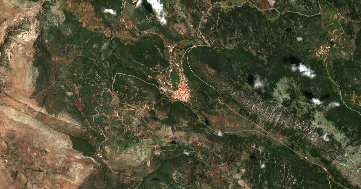 Carte satellite de Kyriáki