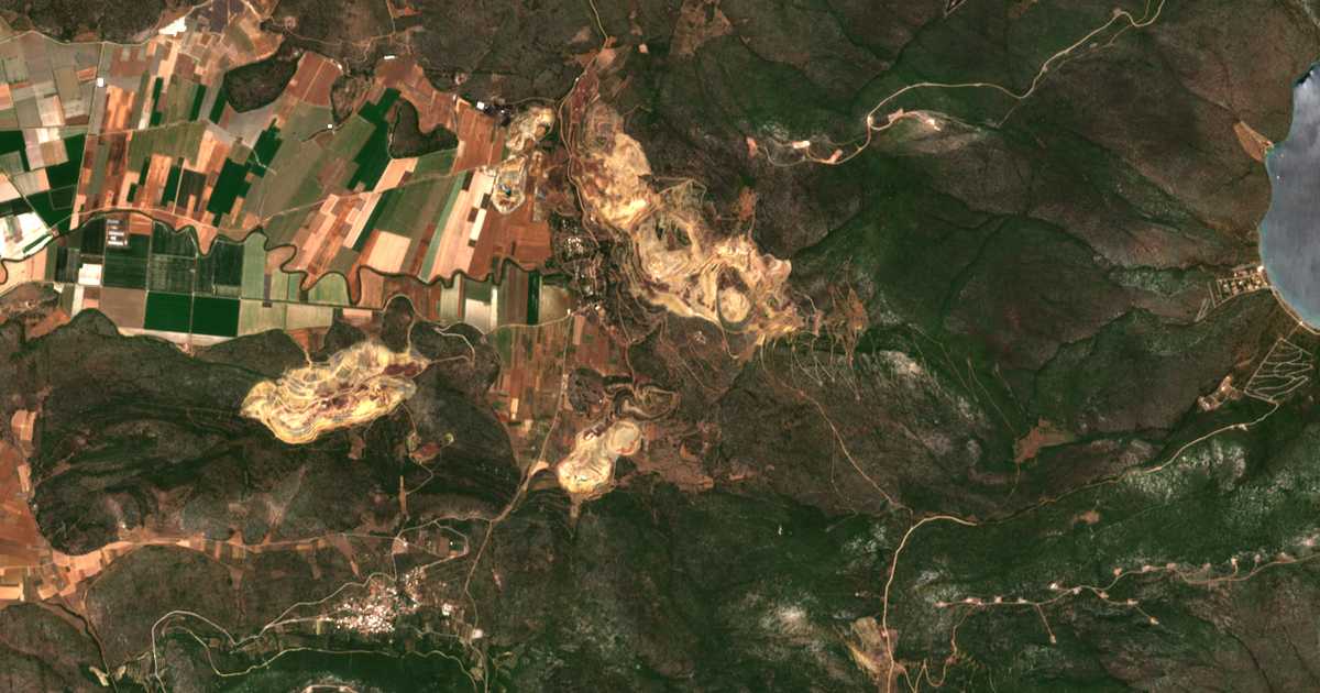 Carte satellite de Ágios Ioánnis
