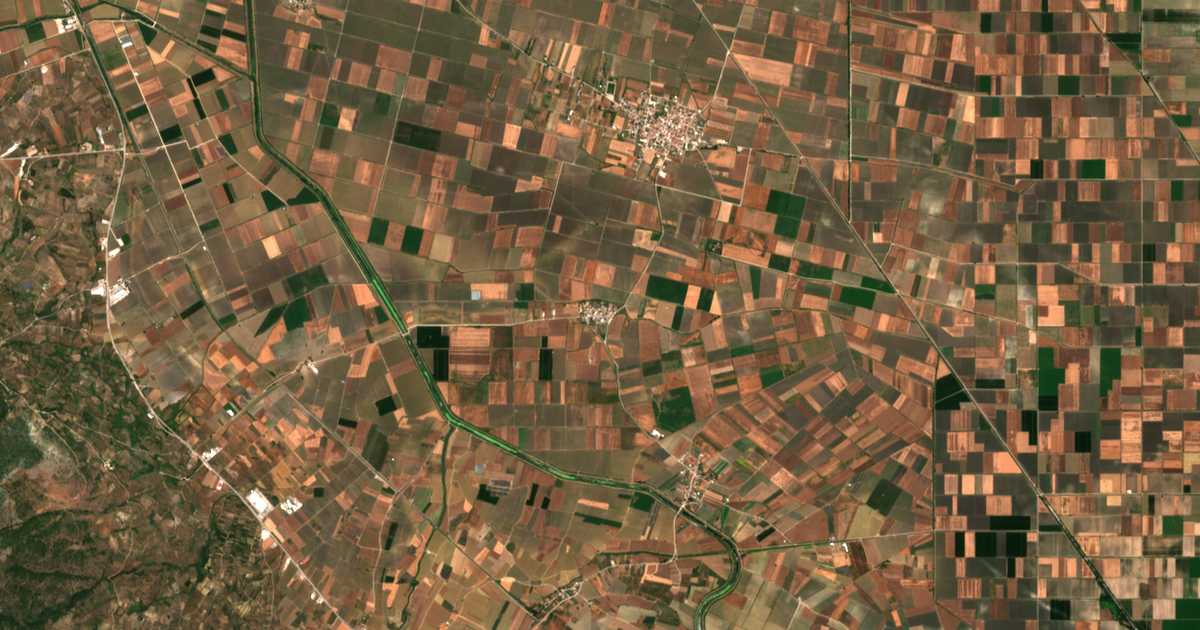 Carte satellite de Mavrógeia