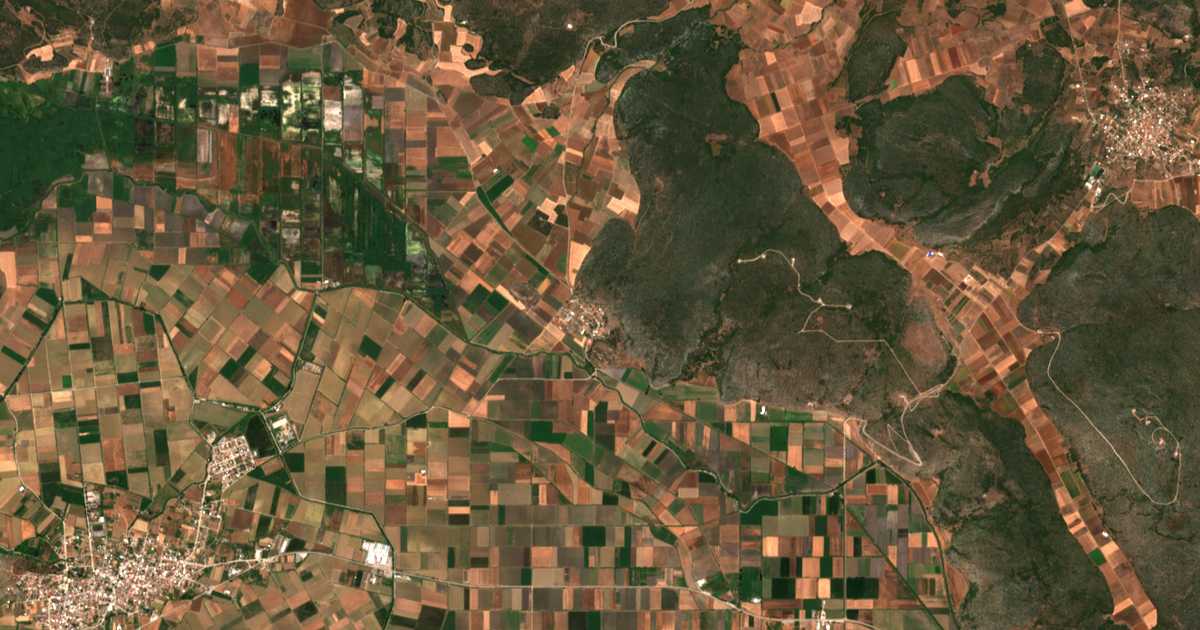 Carte satellite de Pýrgos