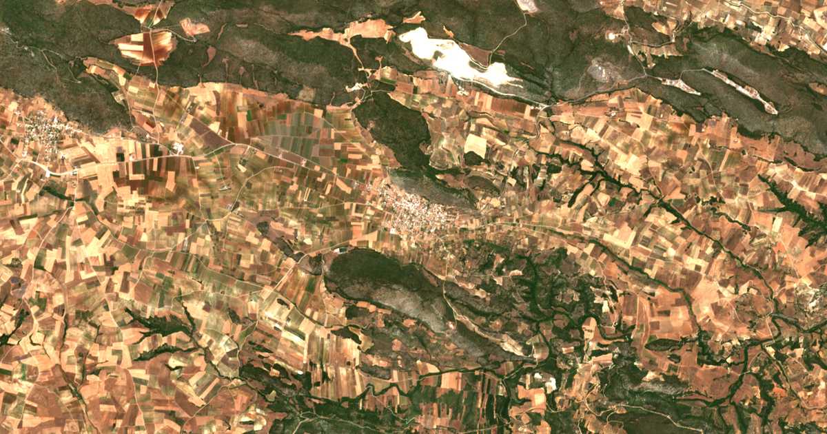 Carte satellite de Asopía
