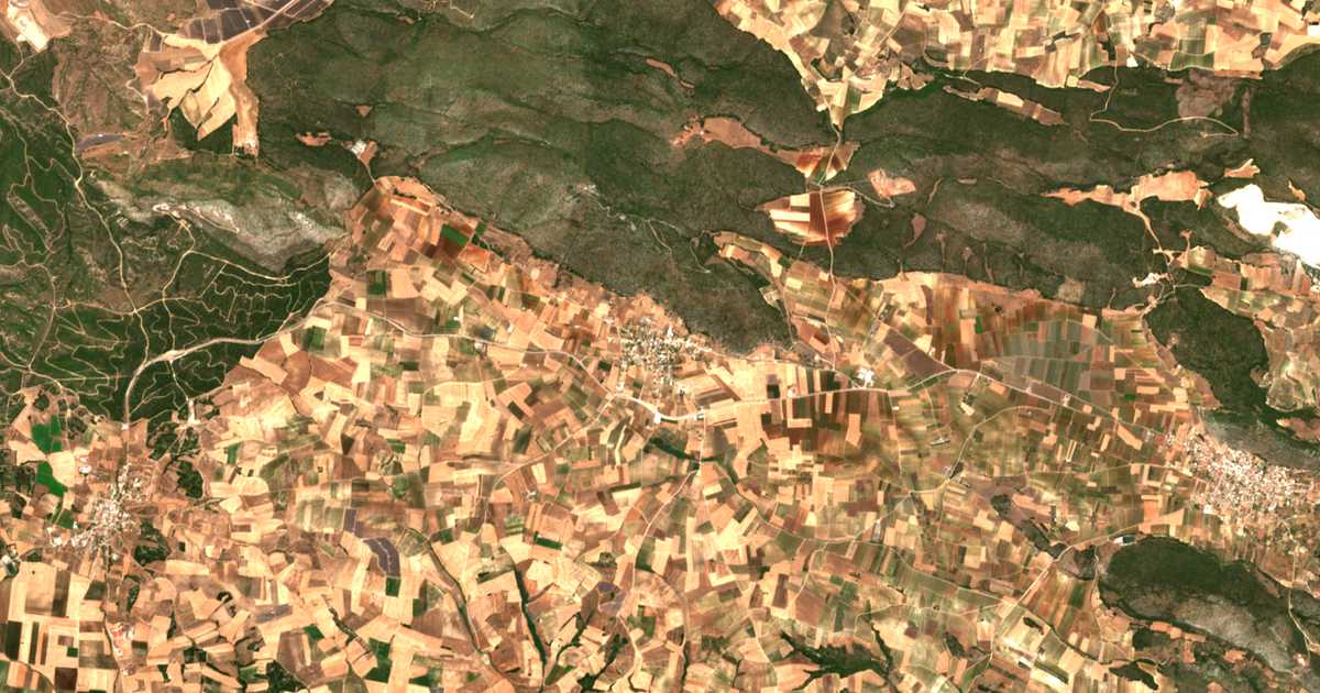 Carte satellite de Kallithéa