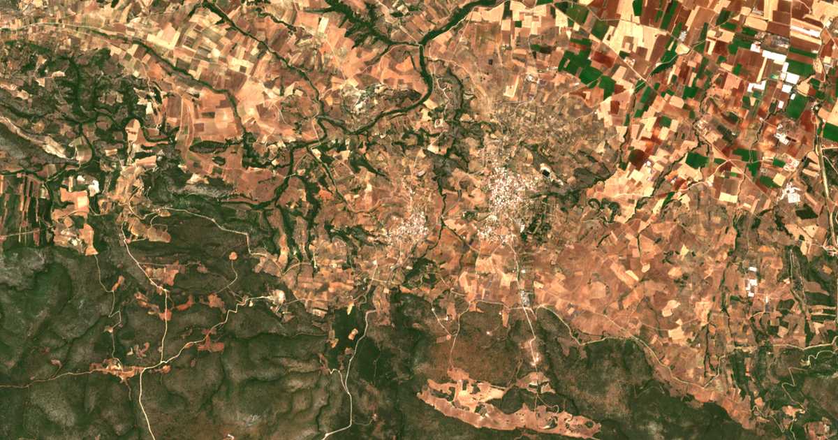 Carte satellite de Klidí