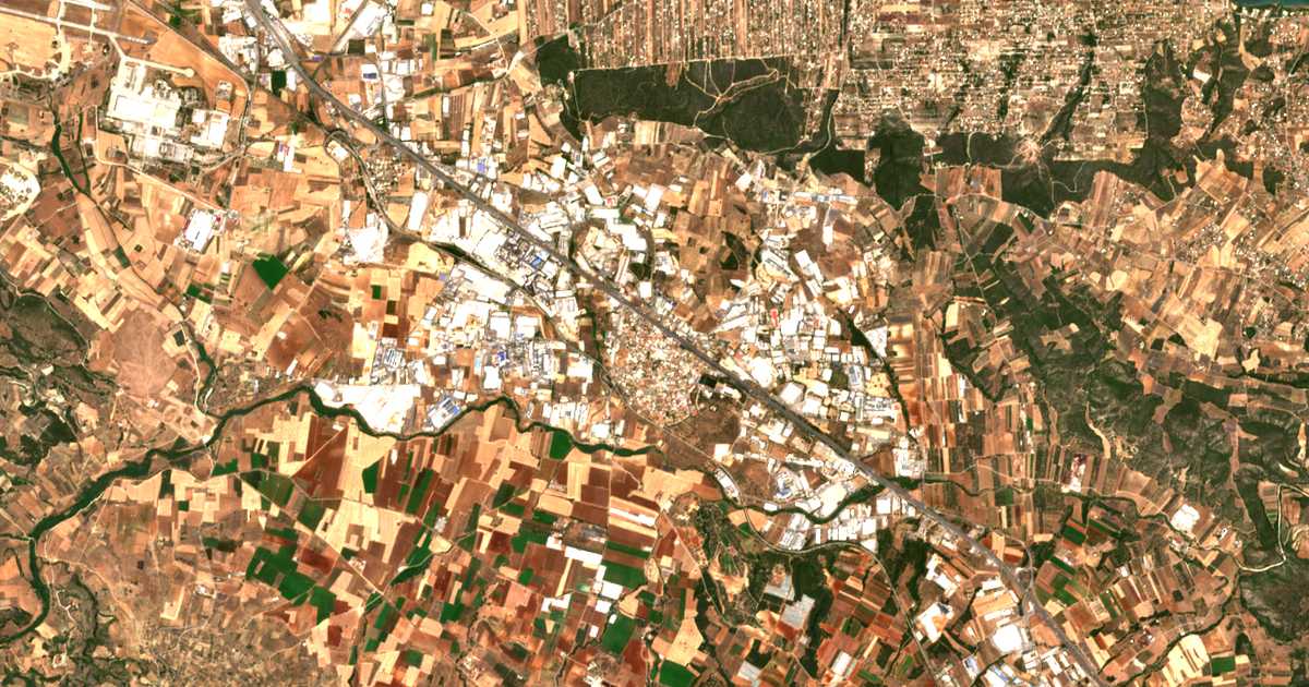Carte satellite de Œnophyta