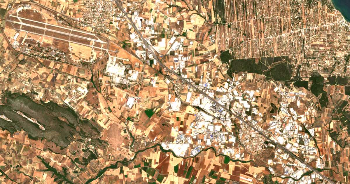 Carte satellite de Inói