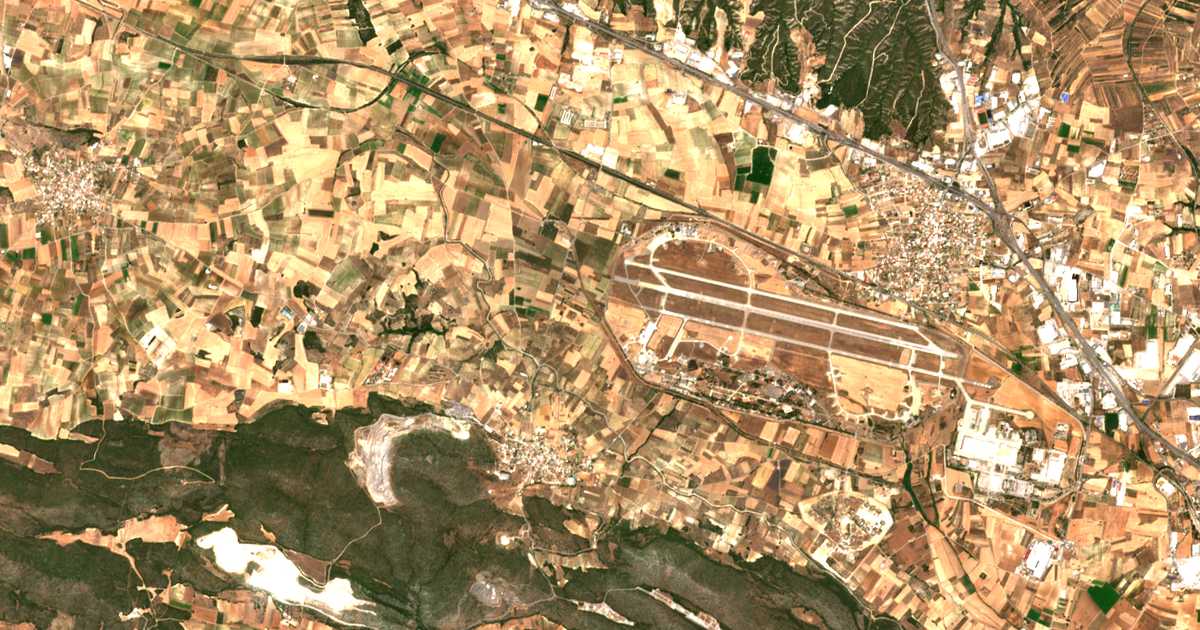 Carte satellite de Panagía
