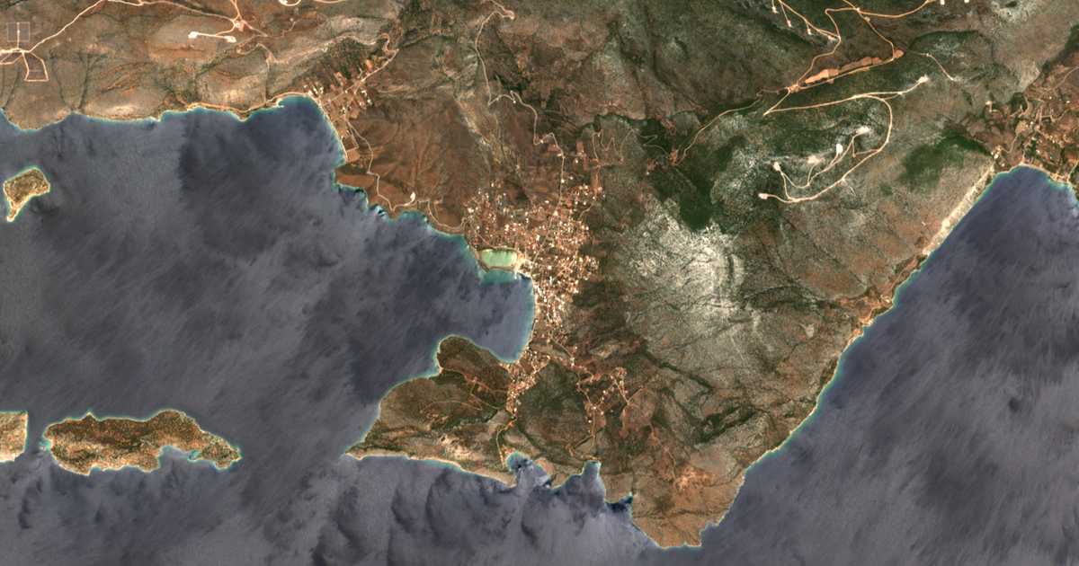 Carte satellite de Alykí