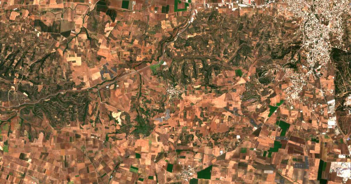 Carte satellite de Ampelochórion
