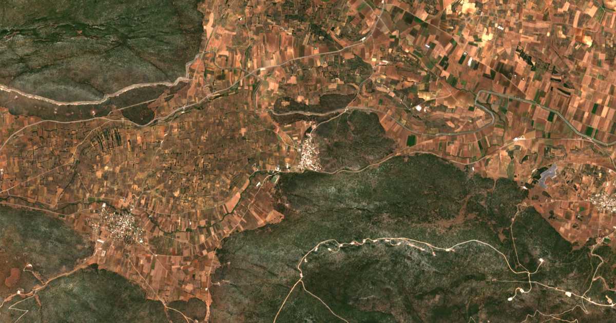 Carte satellite de Ellopía