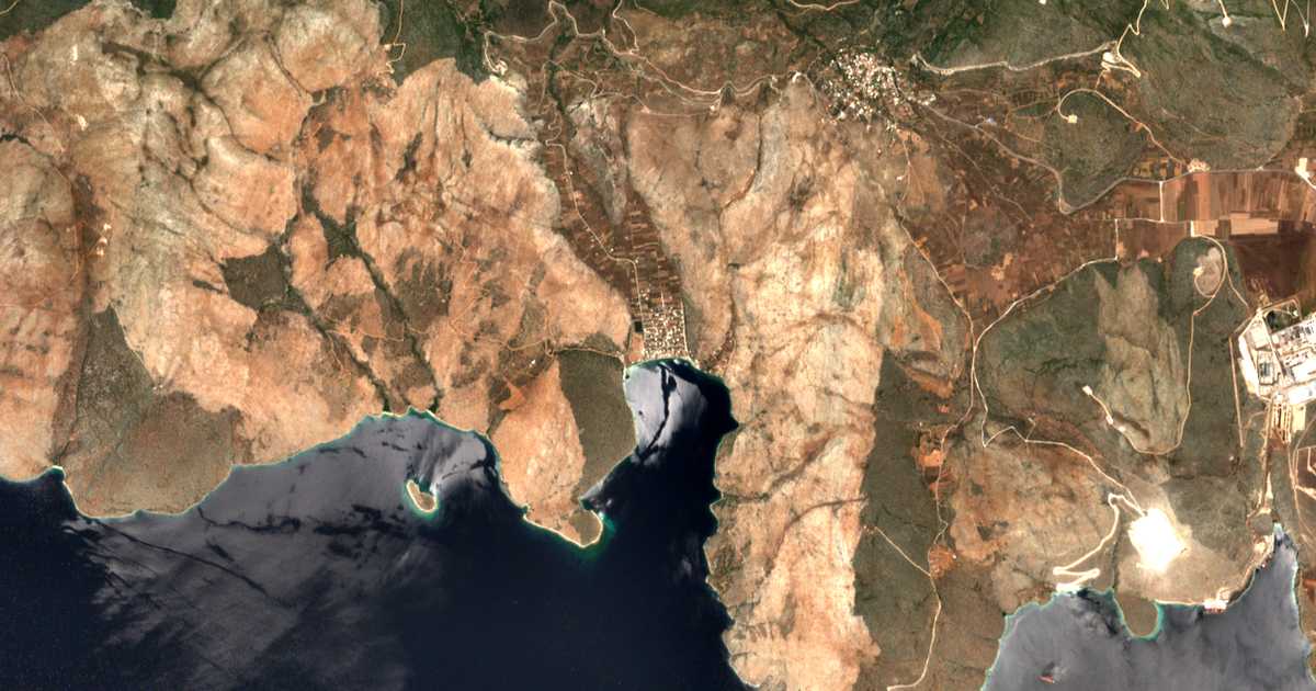 Carte satellite de Paralía