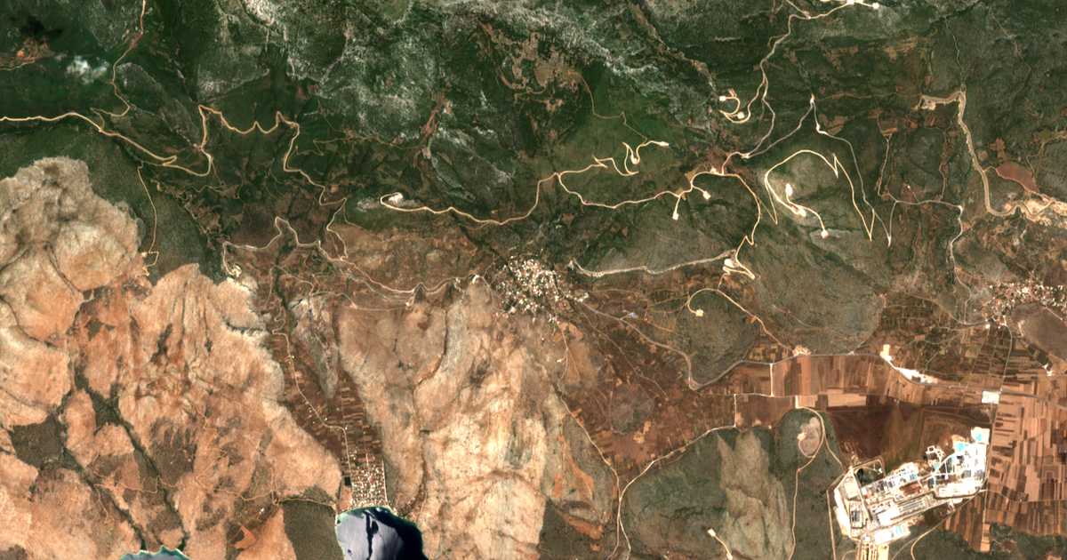 Carte satellite de Pródromos