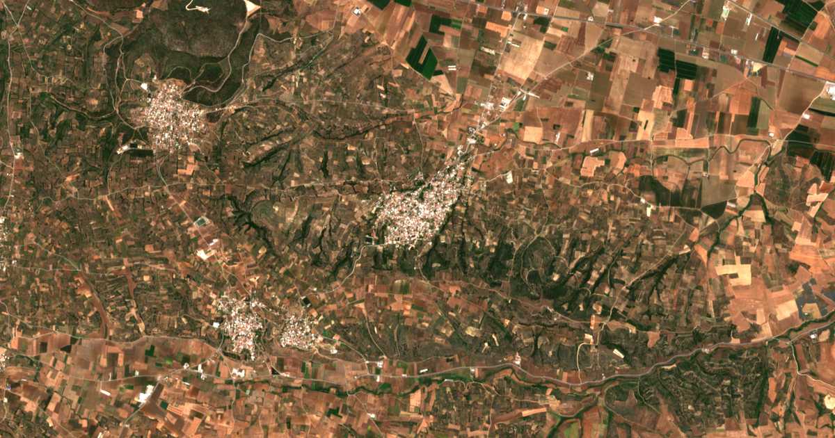 Carte satellite de Vágia