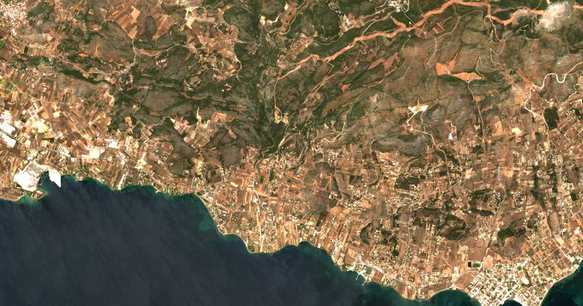 Carte satellite de Panórama