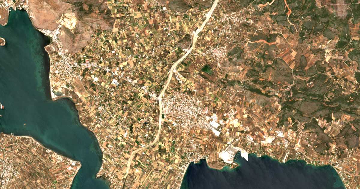 Carte satellite de Vasilikón
