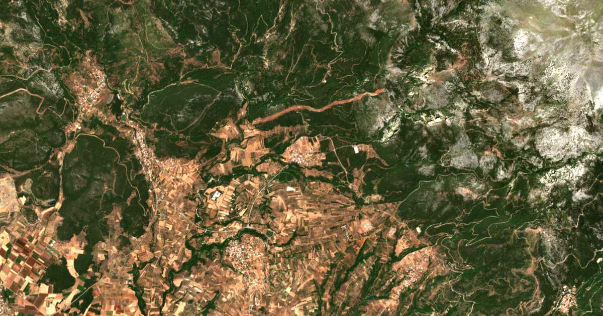 Carte satellite de Ágios Athanásios