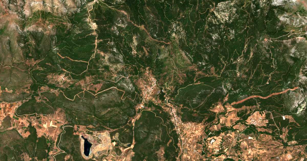 Carte satellite de Áttali