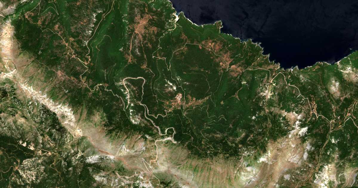 Carte satellite de Glyfáda