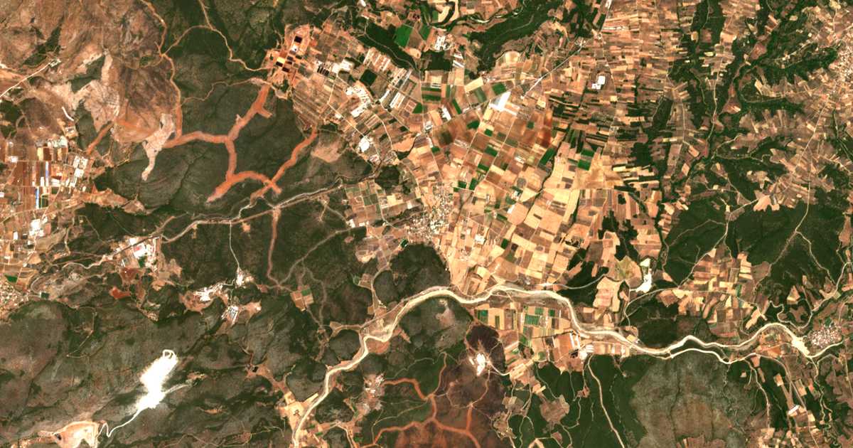 Carte satellite de Pissónas