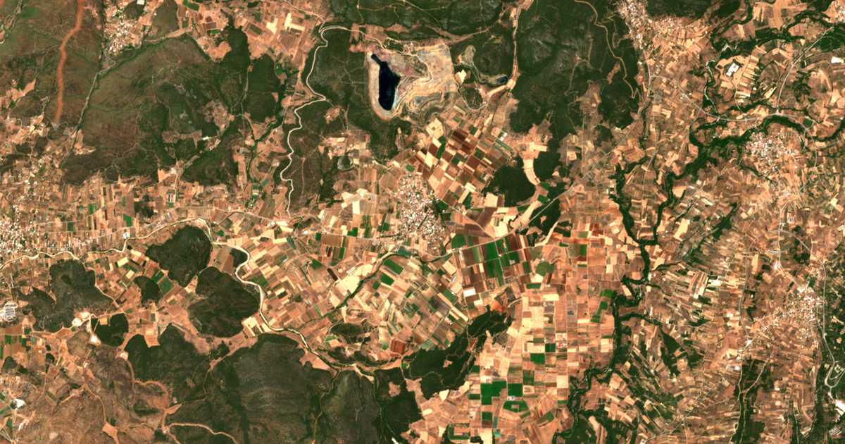Carte satellite de Triáda