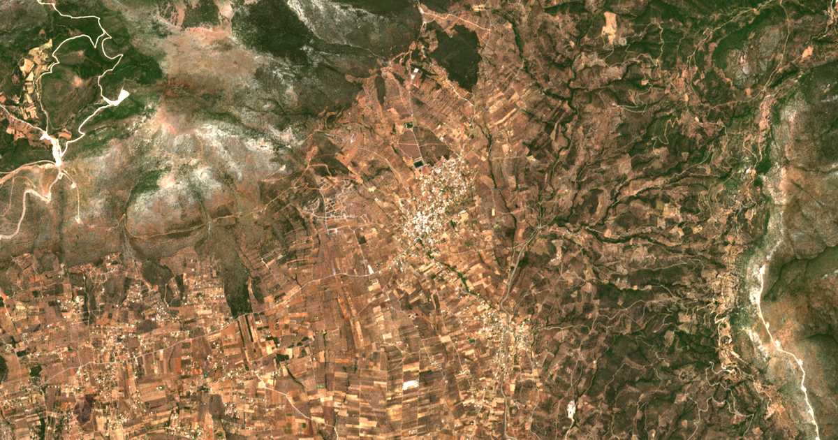 Carte satellite de Gymnón