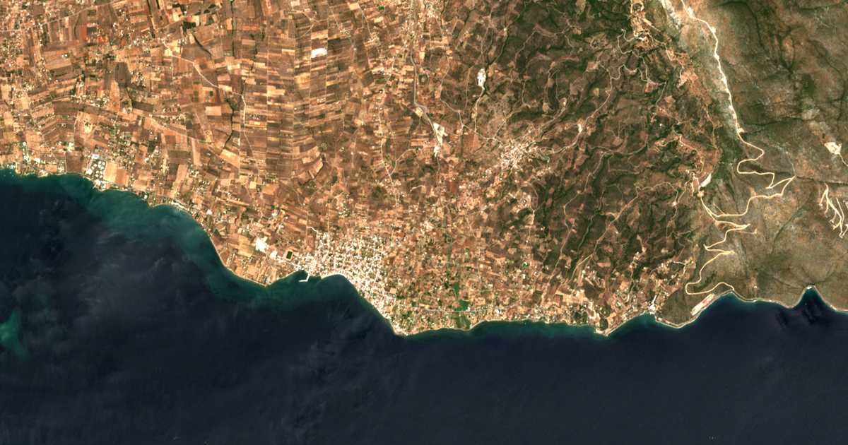 Carte satellite de Koukáki