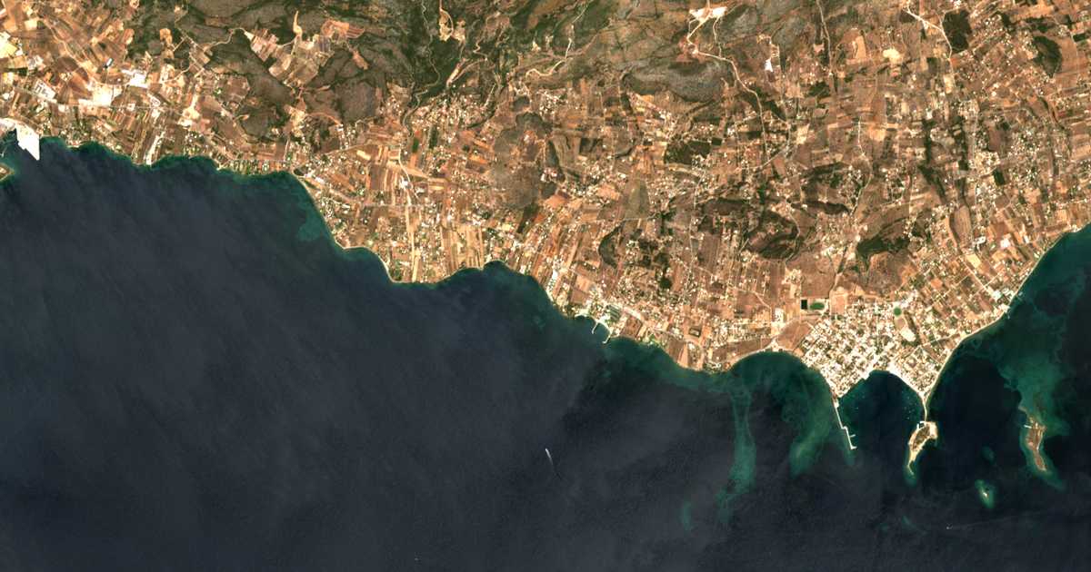 Carte satellite de Malakónta
