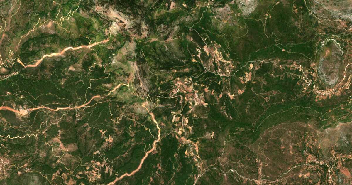 Carte satellite de Séta