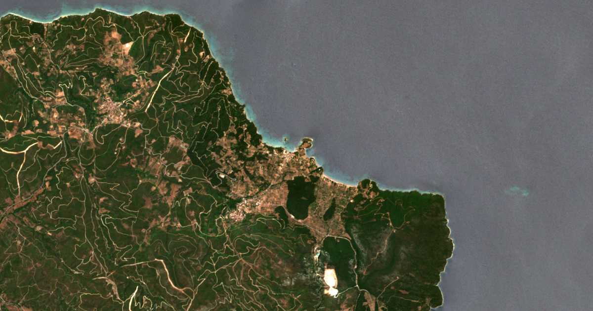 Carte satellite de Ágios Nikólaos